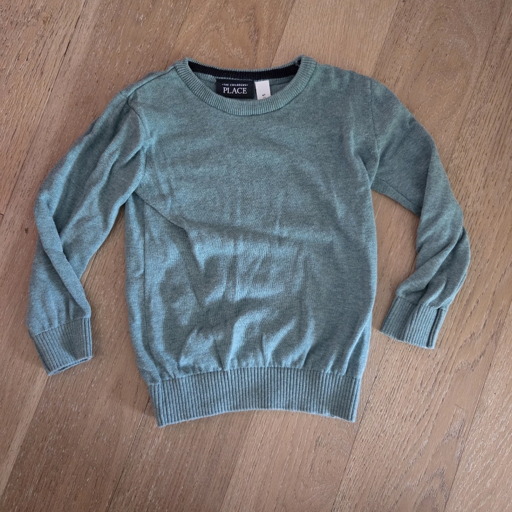 THE CHILDREN'S PLACE | Green Crewneck Sweater